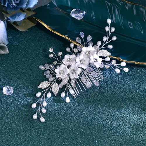 Handgefertigter Hochzeitskamm für Bräute, Haarschmuck, Party, Tiara und Kopfschmuck, Braut-Haarspangen, Hp744 von Vsadsau