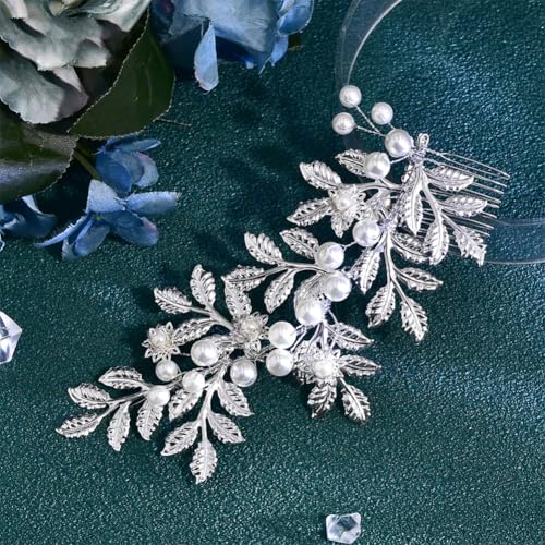 Handgefertigter Hochzeitskamm für Bräute, Haarschmuck, Party, Tiara und Kopfschmuck, Braut-Haarspangen, Hp757 von Vsadsau