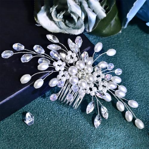 Handgefertigter Hochzeitskamm für Bräute, Haarschmuck, Party, Tiara und Kopfschmuck, Braut-Haarspangen, Hp836 Handgefertigter Hochzeitskamm für Bräute, Haarschmuck, Party, Tiara und Kopfschmuck, Braut-Haarspangen, Hp836 von Vsadsau