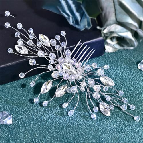 Handgefertigter Hochzeitskamm für Bräute, Haarschmuck, Party, Tiara und Kopfschmuck, Braut-Haarspangen, Hp837 von Vsadsau
