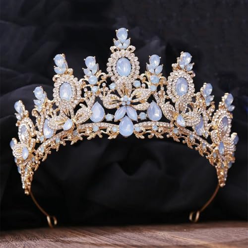 Hochzeitskrone für Damen, Strass, Brautschmuck, Diadem Festzug, Kopfschmuck, Braut-Tiara, Haar-Accessoire Hochzeitskrone für Damen, Strass, Brautschmuck, Diadem Festzug, Kopfschmuck, Braut-Tiara, Haar-Accessoire von Vsadsau