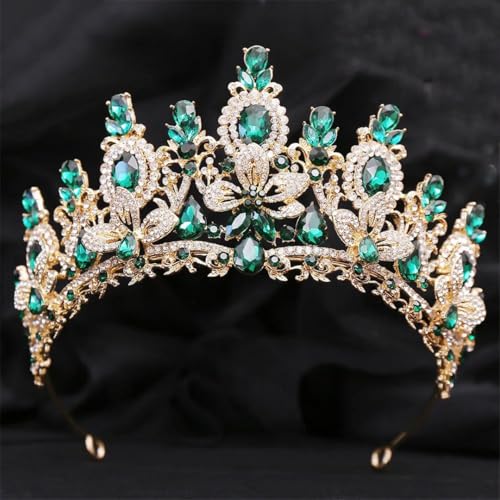 Hochzeitskrone für Damen, Strass, Brautschmuck, Diadem Festzug, Kopfschmuck, Braut-Tiara, Haar-Accessoires Hochzeitskrone für Damen, Strass, Brautschmuck, Diadem Festzug, Kopfschmuck, Braut-Tiara, Haar-Accessoires von Vsadsau