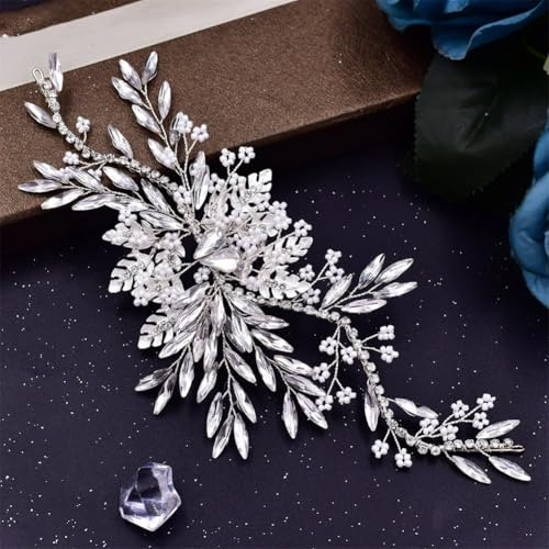 Hp277-S Haarspange für die Hochzeit, Tiara, Braut-Haarnadeln, handgefertigt, Strass, Legierung, Blumenkopfschmuck Hp277-S Haarspange für die Hochzeit, Tiara, Braut-Haarnadeln, handgefertigt, Strass, Legierung, Blumenkopfschmuck von Vsadsau