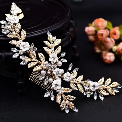 Hp368-G Brautkamm Kopfschmuck Hochzeit Haarschmuck Kamm Strass Haarspangen für Hochzeit Braut Hp368-G Brautkamm Kopfschmuck Hochzeit Haarschmuck Kamm Strass Haarspangen für Hochzeit Braut von Vsadsau