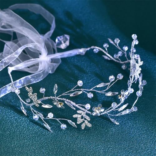 Hp760 Damen-Haarreif mit Strasssteinen, Brautschmuck, Legierung, Blatt-Stirnband, Hochzeit, Party, Kopfbedeckung Hp760 Damen-Haarreif mit Strasssteinen, Brautschmuck, Legierung, Blatt-Stirnband, Hochzeit, Party, Kopfbedeckung von Vsadsau