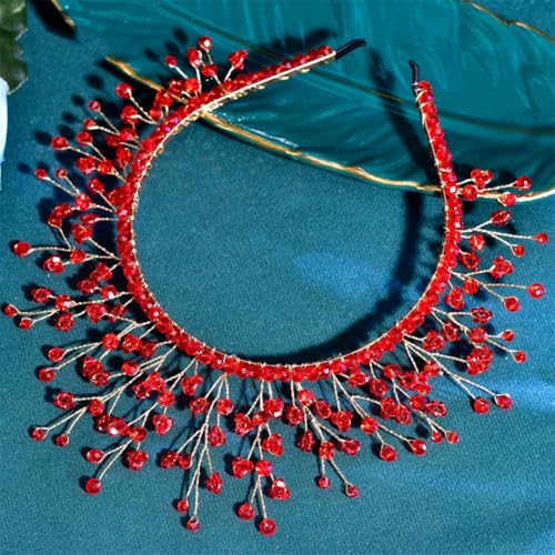 Hp879 Haarreif für die Braut, mit Strasssteinen, Vintage-Krone, Party-Haarschmuck von Vsadsau