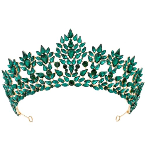 Tiara für Damen, Brautschmuck, Strass, Krone, Hochzeit, Braut, Kopfschmuck, Party, Abschlussball, Haarschmuck, Kopfschmuck Tiara für Damen, Brautschmuck, Strass, Krone, Hochzeit, Braut, Kopfschmuck, Party, Abschlussball, Haarschmuck, Kopfschmuck von Vsadsau