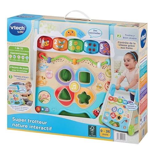 VTECH SUPER INTERACTIVE NATURE TROTTER (GIOCATTOLO CON PARTE IN LEGNO CERTIFICATO FSC) von Vtech