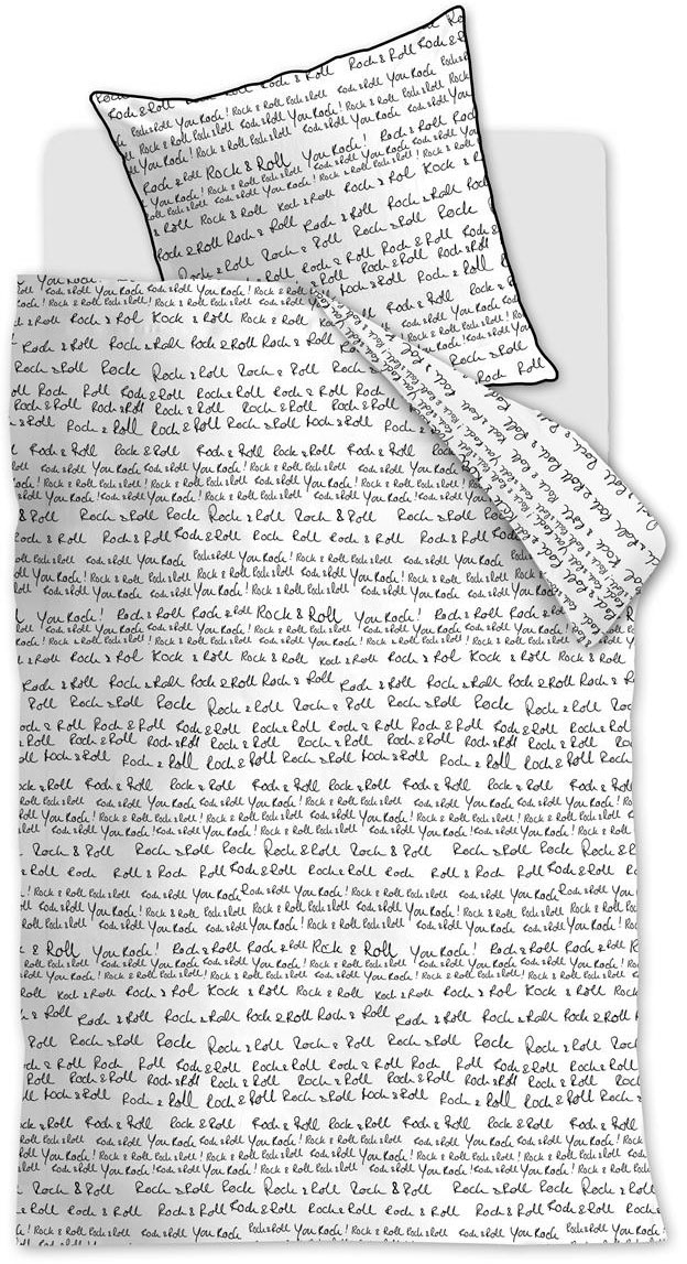 vtwonen Bettwäsche "vtwonen Rock&Roll" 2 Stk. tlg. von Vtwonen
