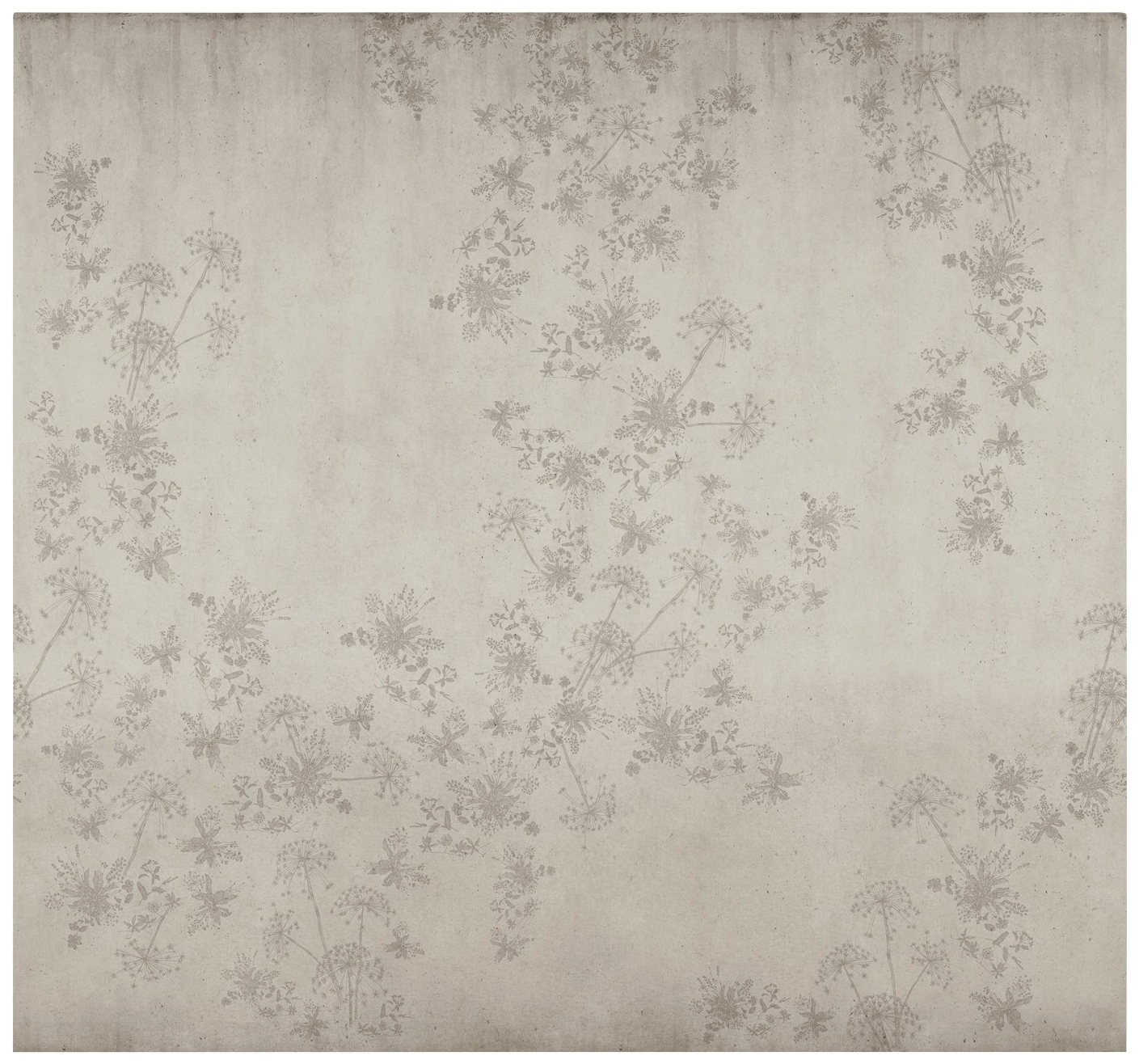 vtwonen Fototapete "Wild Flower Beton" geblümt glatt 280x300 cm von Vtwonen