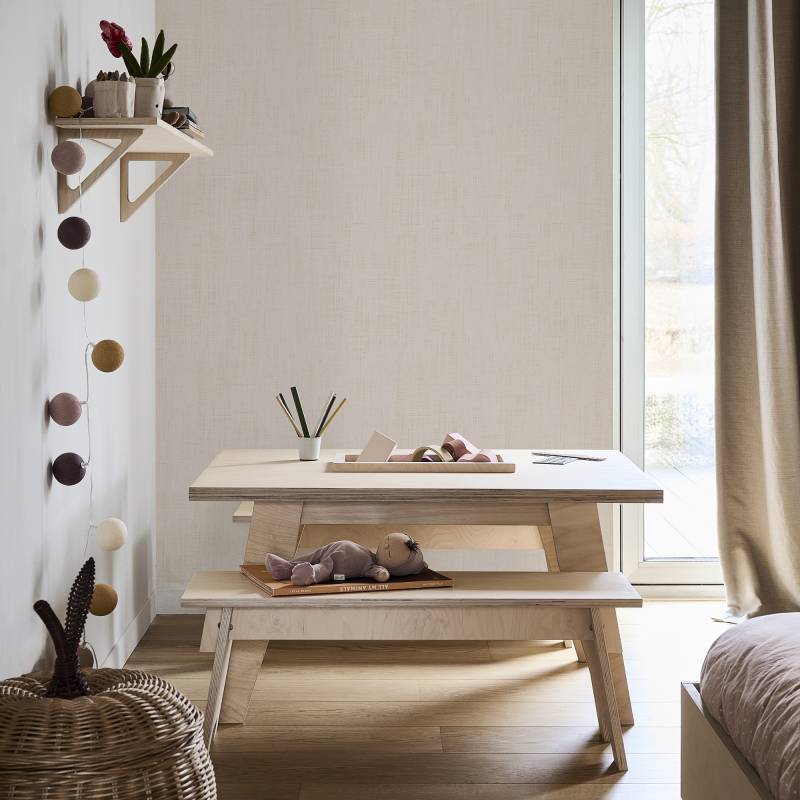 vtwonen Vliestapete "Linnen" unifarben mit Farbeinsatz geprägt Design Tapeten von Vtwonen