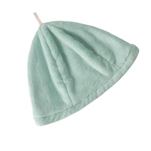 Vuggdt Korallen-Fleece-Haarkappe, wiederverwendbare Plüsch-Badezimmerkappe, sehr saugfähig, zum Trocknen der Haare, Handtuch für Frauen, Freundin, Mutter, Ehefrau von Vuggdt