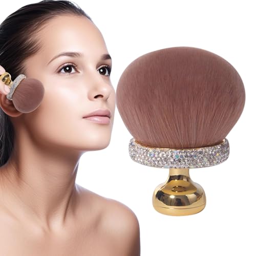Vuggdt Pilz-Make-up-Pinsel-Applikator – Damen-Kosmetik-Make-up-Pinsel – kompakter, glatter Concealer-Applikator, Reisezubehör für Mutter und Tochter von Vuggdt