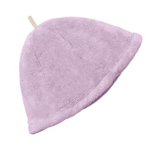 Vuggdt Stark saugfähige Duschhaube, wiederverwendbare Plüsch-Badezimmerkappe, sehr saugfähig, Trocknungshaarkappe, Haartuch für Frauen, Freundin, Mutter, Ehefrau von Vuggdt