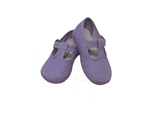 Hausschuhe/Vulca-Biche/Unisex/Obermaterial: Frottee/Material Sohle: Gummi/Leichter Verschluss/4 Farben, - Lila - Größe: 26 EU von Vulcabicha