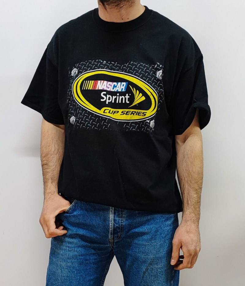 Original Nascar Sprint Cup Series T-Shirt Größe Xl - Winner's Circle Schwarzes Grafik-T-Shirt von VulgarVizionar