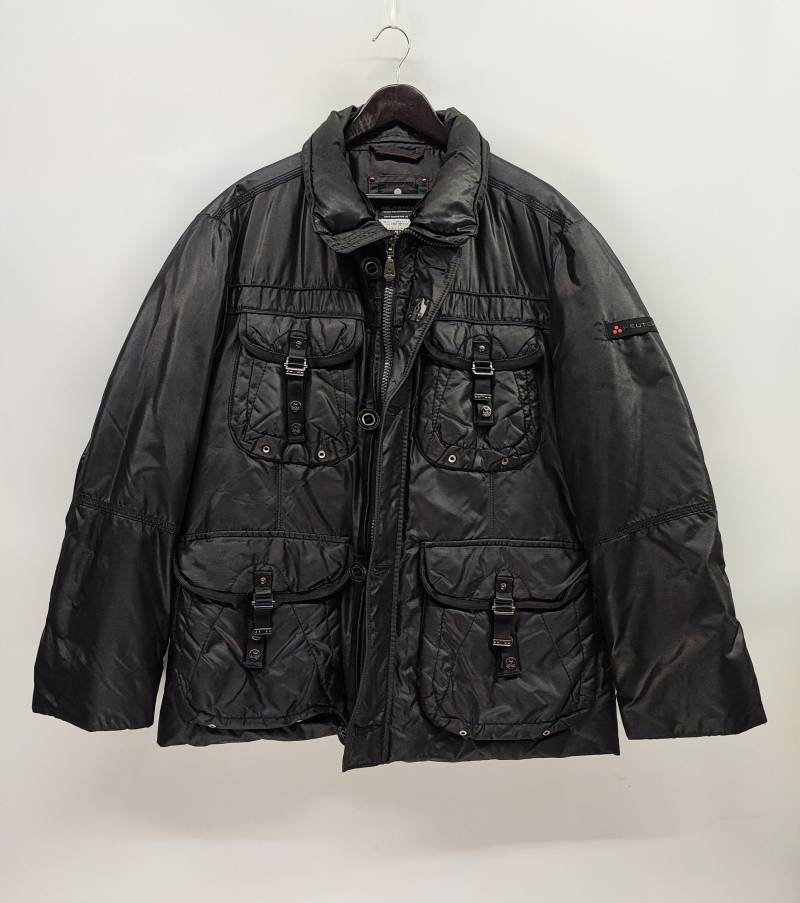 Peuterey Kugeljacke Gänsedaunen - Reißverschluss Mit 4 Außentaschen Und 2 Innentaschen Xl Winterjacke Metalldetails von VulgarVizionar