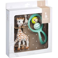VULLI Sophie la girafe® Geschenkset zur Geburt mit Sophie la girafe®, 1 Rassel Swing, 1 Schlüsselanhänger von Vulli
