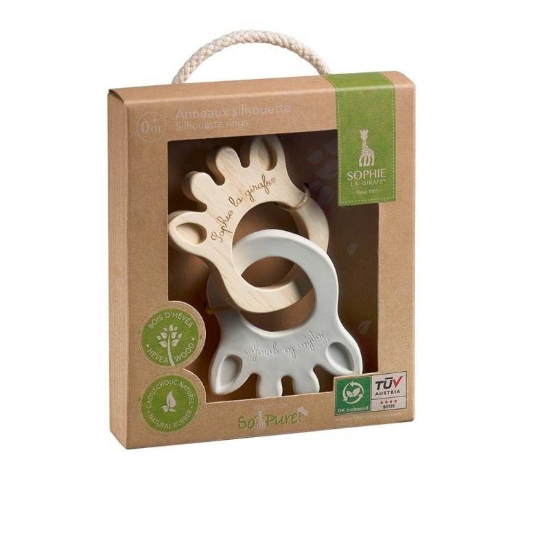 Vulli Beißring Beißfigur Sophie la girafe Holz & Kautschuk von Vulli