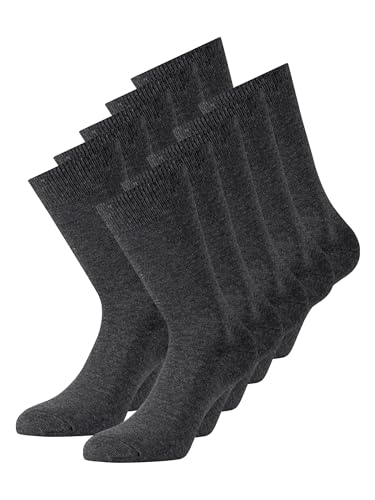 Vulpes Unisex Business Socken (10 Paar) Eleganter Komfort dank hochwertigem Baumwollmix - Anthrazit 39-42 von Vulpes