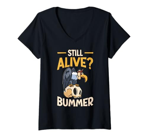 Damen Scavenger Wildlife Grafik Lustiges Design Geier Vogel T-Shirt mit V-Ausschnitt Damen Scavenger Wildlife Grafik Lustiges Design Geier Vogel T-Shirt mit V-Ausschnitt von Vulture Bird Designs Funny Animals Scavenger