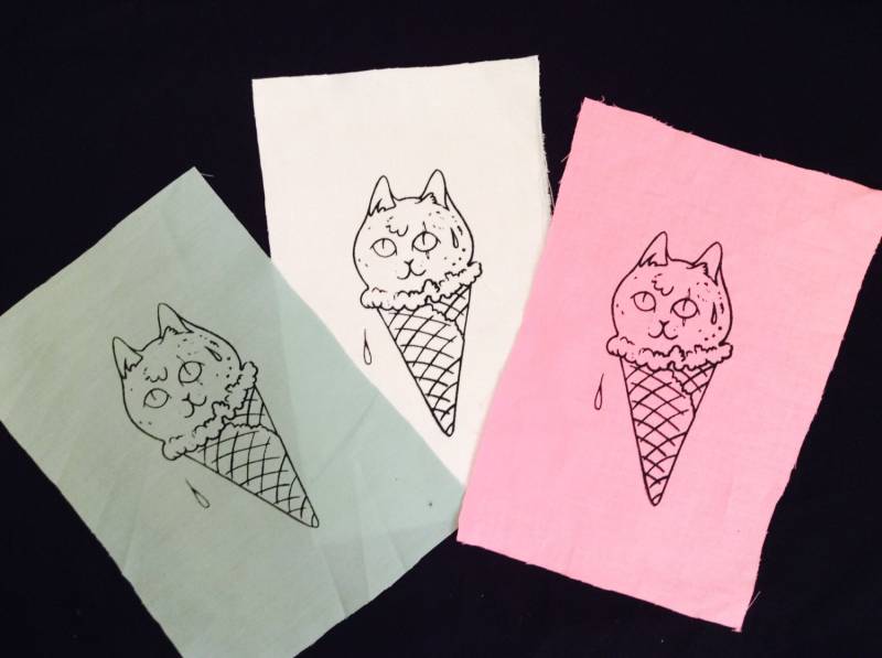 Eis Aufnäher Katze Ausverkauft von VultureVelour