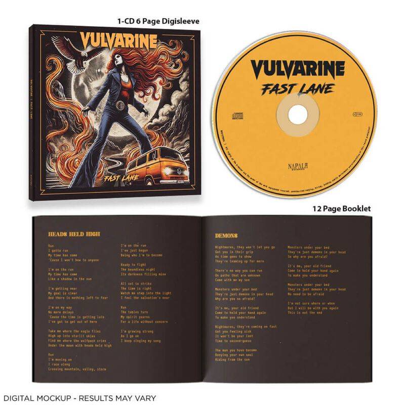 Fast Lane von Vulvarine - CD (Digisleeve) von Vulvarine