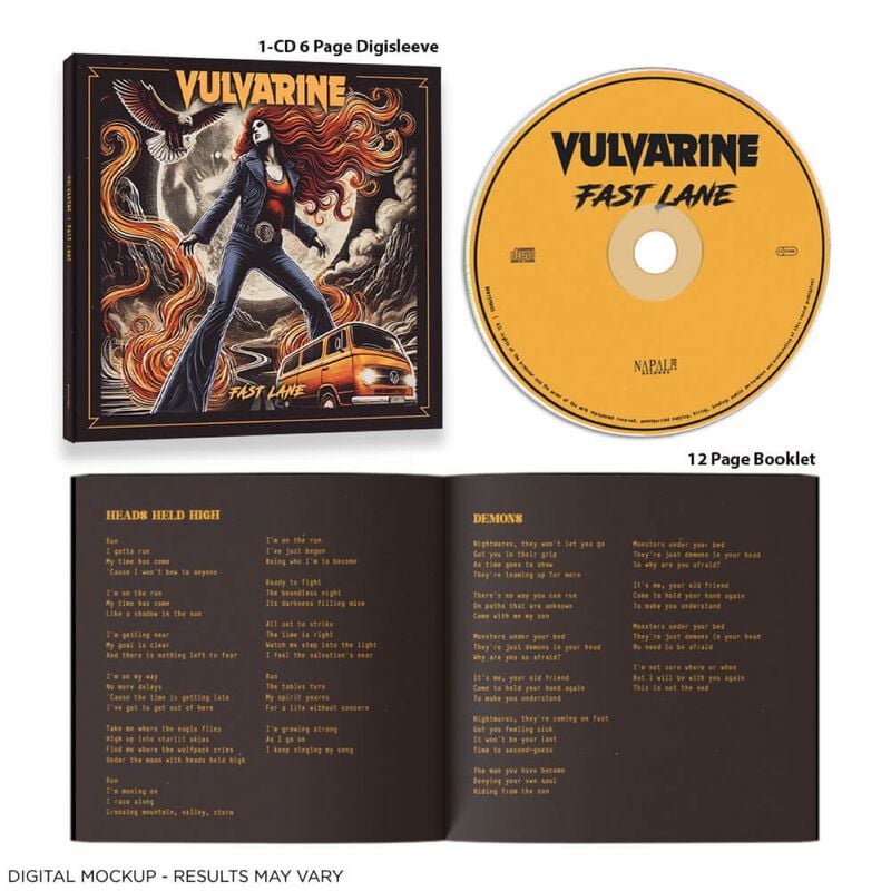 Vulvarine Fast Lane CD multicolor Vulvarine Fast Lane CD multicolor von Vulvarine