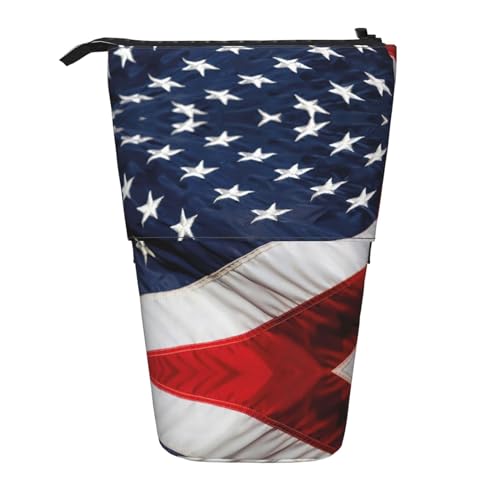 Vuoongt Stand UpAmerican Flag Print Pencil Case Teleskop Stationery Storage Bag For Supplies Office Makeup Storage Vuoongt Stand UpAmerican Flag Print Pencil Case Teleskop Stationery Storage Bag For Supplies Office Makeup Storage von Vuoongt