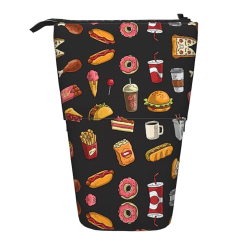 Vuoongt Stand Upchicken Leg Burger Drink Print Pencil Case Teleskop Stationery Storage Bag For Supplies Office Makeup Storage Vuoongt Stand Upchicken Leg Burger Drink Print Pencil Case Teleskop Stationery Storage Bag For Supplies Office Makeup Storage von Vuoongt