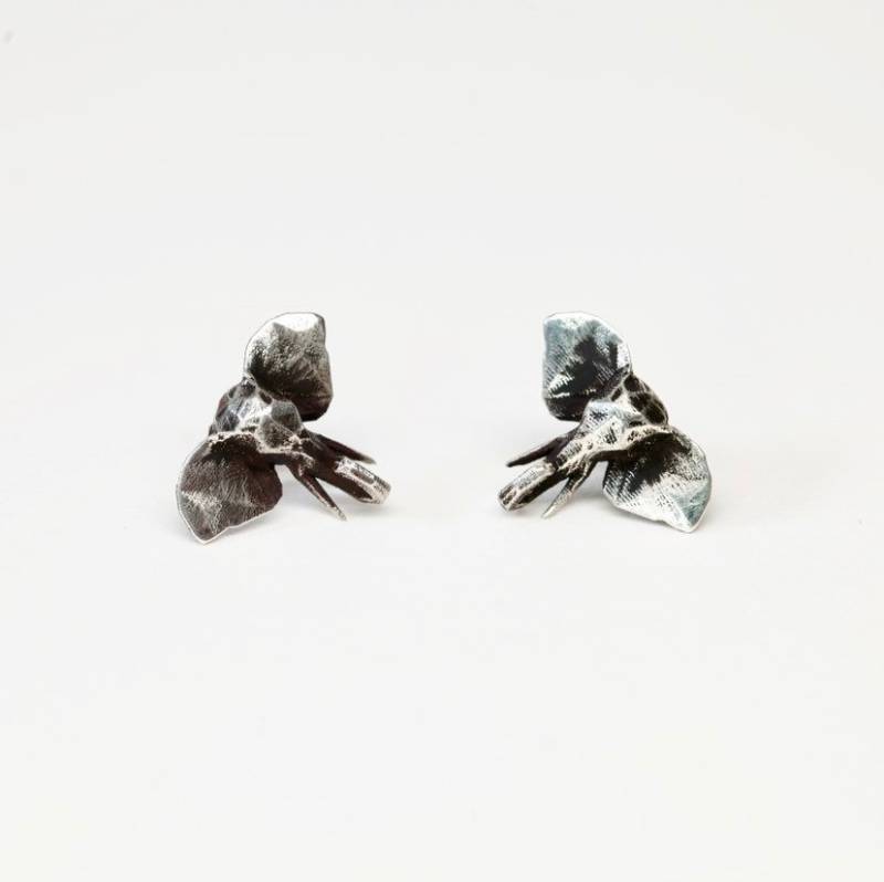 Elefant Ohrringe - Sterling Silber Ohrstecker-Origami Statement Ohrringe - Tierliebhaber - Safari Inspiriert - Geschenk Für Sie - Vvilk von VvILK