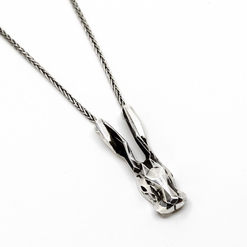 Kaninchen Anhänger - Hase Halskette - Sterling Silber - Vvilk von VvILK