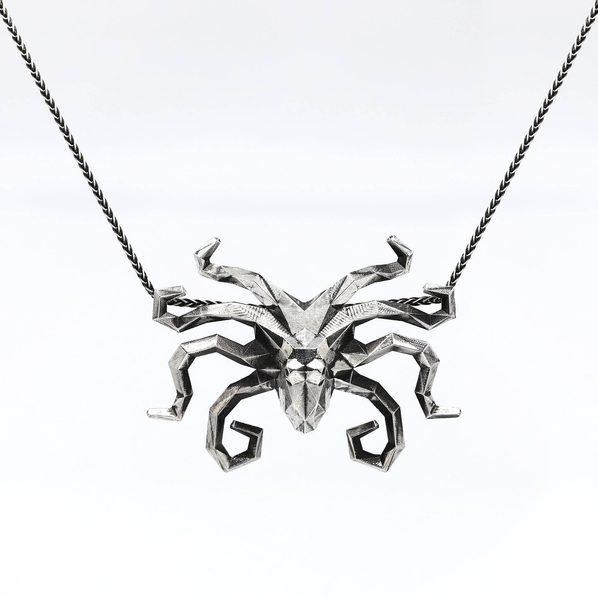 Oktopus Anhänger - Sterling Silber - Vvilk von VvILK