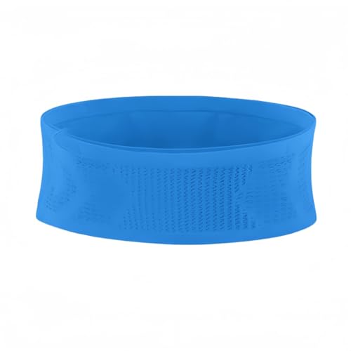 Vyloky Unsichtbare Sport Bauchtasche für Handy | Atmungsaktiver Laufgürtel mit Multifunktionstaschen für Fitness, Joggen, Wandern (Damen & Herren, Größe M/L) (Blau,L) von Vyloky