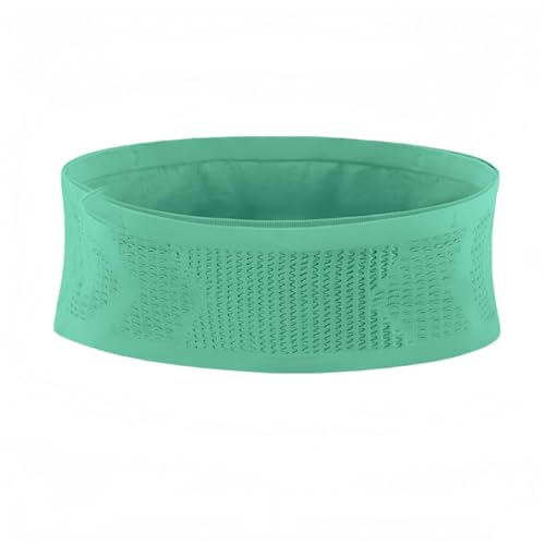 Vyloky Unsichtbare Sport Bauchtasche für Handy | Atmungsaktiver Laufgürtel mit Multifunktionstaschen für Fitness, Joggen, Wandern (Damen & Herren, Größe M/L) (Grün,L) von Vyloky