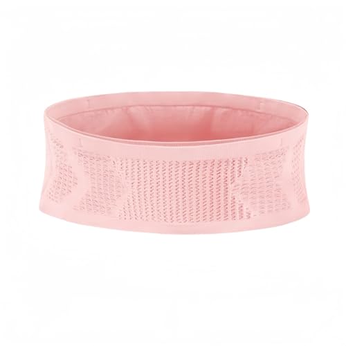 Vyloky Unsichtbare Sport Bauchtasche für Handy | Atmungsaktiver Laufgürtel mit Multifunktionstaschen für Fitness, Joggen, Wandern (Damen & Herren, Größe M/L) (Rosa,M) von Vyloky