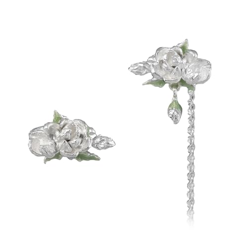 Clip Auf Ohrmanschette Schmuck Asymmetrische Blumenlegierohrringe Tragbare Designs Rand Für Tägliche Verschleiß Legierung Jasmin Ohr Origination von Vynetra