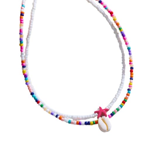 Halskette mit Seestern und Muschelperlen, Doppelstränge, für Strandurlaub und Freizeitveranstaltungen, Strandurlaub, 2 Stück, Einheitsgröße, Wie beschrieben, Wie beschrieben Halskette mit Seestern und Muschelperlen, Doppelstränge, für Strandurlaub und Freizeitveranstaltungen, Strandurlaub, 2 Stück, Einheitsgröße, Wie beschrieben, Wie beschrieben von Vynetra