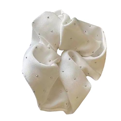 Modische Strass-Haargummis für Frauen und Mädchen, eleganter Pferdeschwanz-Halter, Party-Haar-Accessoires für verschiedene Anlässe, elastischer Pferdeschwanz-Halter mit Strasssteinen von Vynetra