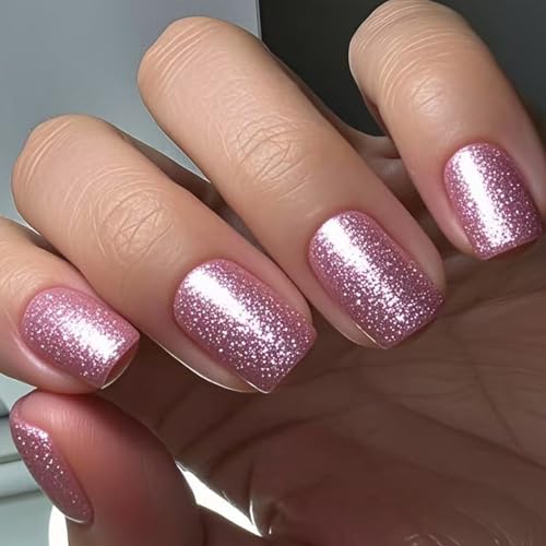 Quadratische Nagelspitzen, Acryl, zum Aufdrücken, künstlich, zum Aufkleben, für Damen, Acrylkleber auf Nagel für Damen, transparent von Vynetra