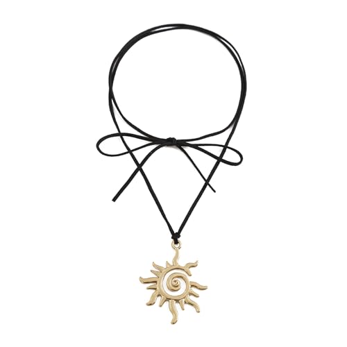 Vynetra Elegante Halskette Stern Peandant Schlüsselbein Kette Choker Charm Einstellbare Länge Halsband Halsbekleidung für Damen und Mädchen Verstellbare Halskette, Gold, Wie beschrieben, Wie von Vynetra