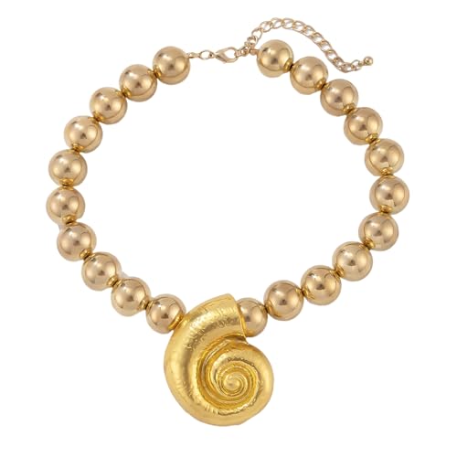 Vynetra Halskette mit Kunstperlen für Damen, verstellbare Länge, Schlüsselbeinkette, Seestern/Muschel-Halskette, Schmuck, Party-Accessoire, lässig, elegante Halskette, Einheitsgröße, Wie beschrieben von Vynetra
