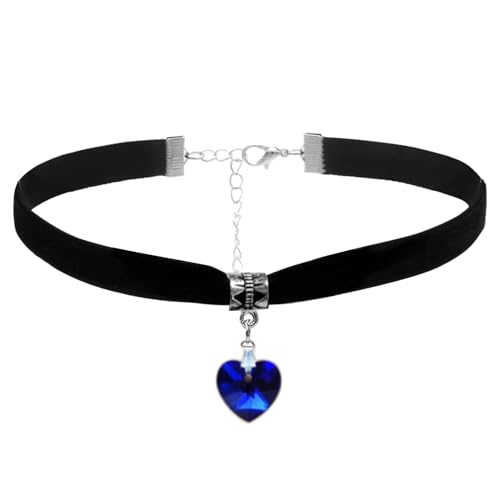 Vynetra Modische Herz-Anhänger-Halsketten, kleine Herzform, Herren-Halskette, Schmuck, Party-Schmuck für Männer und Frauen Vynetra Modische Herz-Anhänger-Halsketten, kleine Herzform, Herren-Halskette, Schmuck, Party-Schmuck für Männer und Frauen von Vynetra