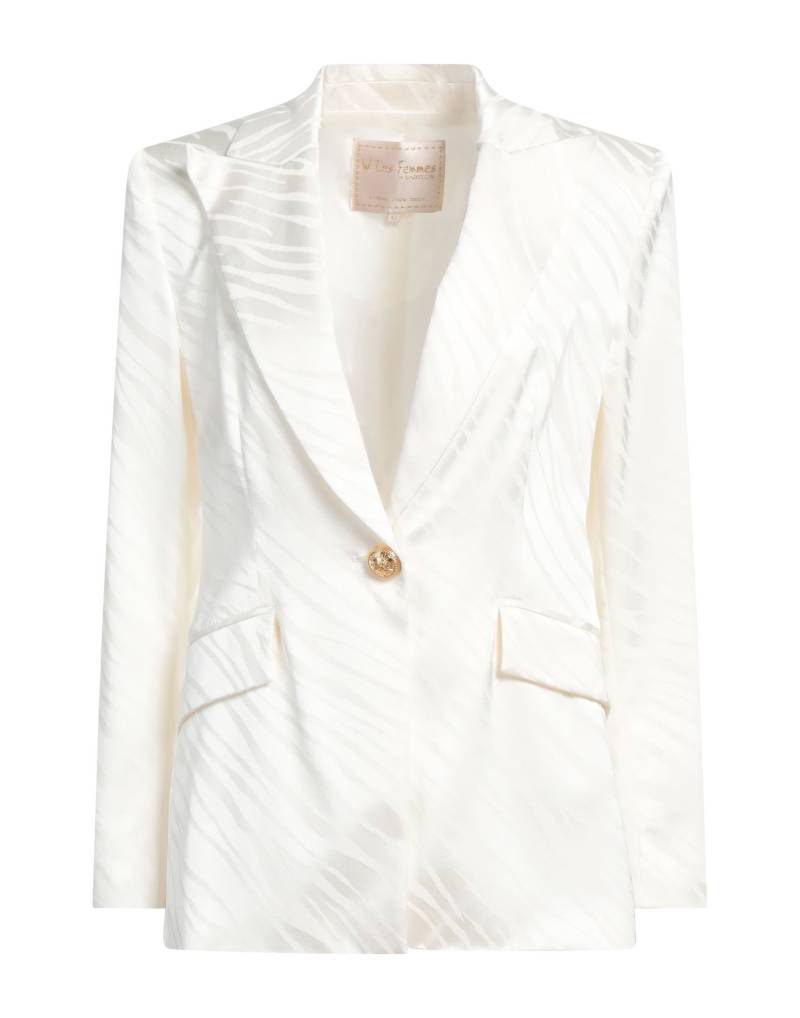 W LES FEMMES by BABYLON Blazer Damen Weiß von W LES FEMMES by BABYLON