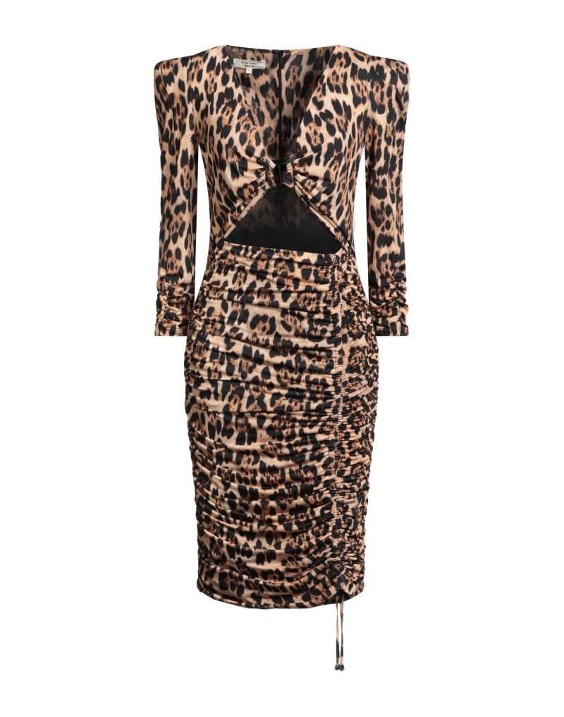 W LES FEMMES by BABYLON Midi-kleid Damen Beige von W LES FEMMES by BABYLON