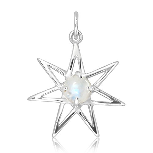 W | S WITHLOVE SILVER WithLoveSilver Halskette mit Anhänger Sterling-Silber 925 Mondstein Morgenfee W | S WITHLOVE SILVER WithLoveSilver Halskette mit Anhänger Sterling-Silber 925 Mondstein Morgenfee von W | S WITHLOVE SILVER