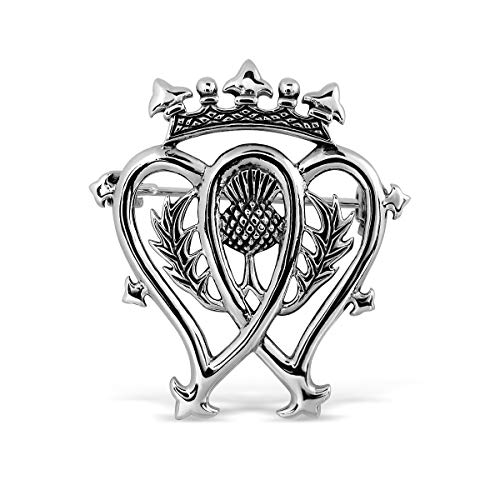WithLoveSilver 925 Sterling Silber Klassischer Schottischer Stil Luckenbooth und Distel Brosche Pin WithLoveSilver 925 Sterling Silber Klassischer Schottischer Stil Luckenbooth und Distel Brosche Pin von W | S WITHLOVE SILVER