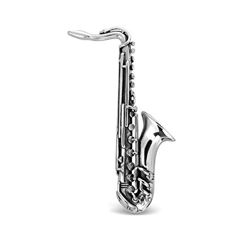 WithLoveSilver 925 Sterling Silber Musik Saxophon Note Melodie Musikalische Brosche Pin WithLoveSilver 925 Sterling Silber Musik Saxophon Note Melodie Musikalische Brosche Pin von W | S WITHLOVE SILVER