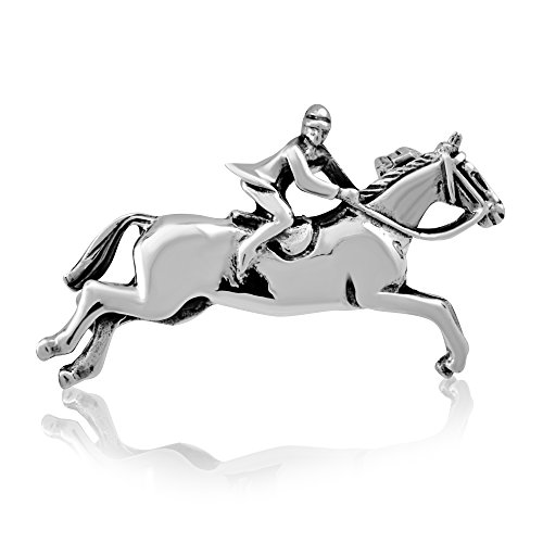 WithLoveSilver 925 Sterling Silber Springendes Pferd Hufeisen Reitsport Brosche Pin WithLoveSilver 925 Sterling Silber Springendes Pferd Hufeisen Reitsport Brosche Pin von W | S WITHLOVE SILVER