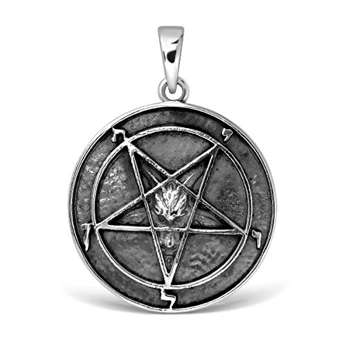 WithLoveSilver Anhänger Pentagramm Pentagramm Ziege Gehörnter Gott Cernunnos 925 Sterling Silber, Sterling-Silber WithLoveSilver Anhänger Pentagramm Pentagramm Ziege Gehörnter Gott Cernunnos 925 Sterling Silber, Sterling-Silber von W | S WITHLOVE SILVER